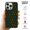 حافظة iPhone 15/Pro/Max بنسيج الأوراق - okomall