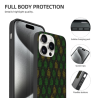 حافظة iPhone 15/Pro/Max بنسيج الأوراق - okomall