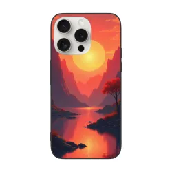 iPhone 15/Pro/Max 山河日出手机壳 - okomall