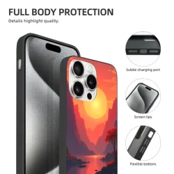 iPhone 15/Pro/Max 山河日出手机壳 - okomall