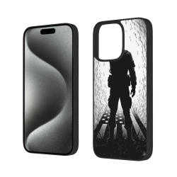 iPhone 15 Pro/Pro Max 黑色剪影手机壳 - okomall