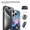 iPhone 15/Pro/Max 雪夜森林小屋手机壳 - okomall