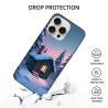iPhone 15/Pro/Max 雪夜森林小屋手机壳 - okomall