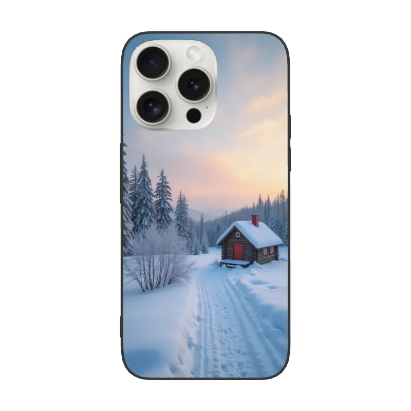 iPhone 15/Pro/Max 冬日雪景手机壳 - OKOMALL