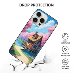 iPhone 15/Pro/Max 梦幻森林小屋手机壳 - okomall