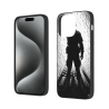 Чехол для iPhone 15 Pro/Pro Max Черный силуэт - okomall