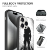 Чехол для iPhone 15 Pro/Pro Max Черный силуэт - okomall