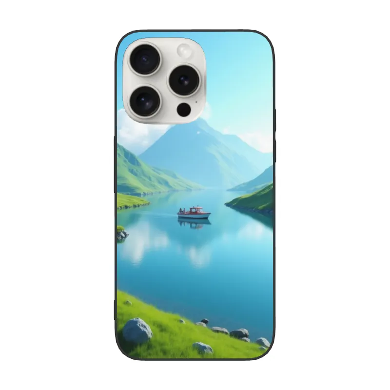 iPhone 15/Pro/Max 山地田园风光手机壳 - OKOMALL