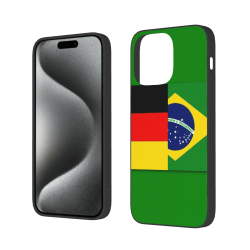 iPhone 15/Pro/Max Brazil Flag Phone Case - OKOMALL