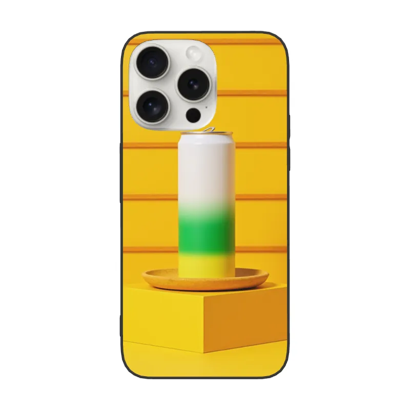 iPhone 15/Pro/Max 漸變色抽象藝術手機殼 - okomall