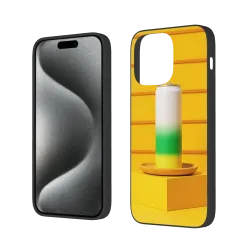 iPhone 15/Pro/Max 漸變色抽象藝術手機殼 - okomall