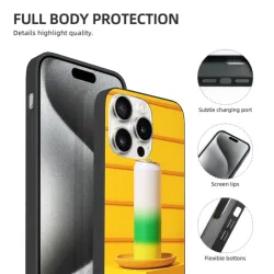 iPhone 15/Pro/Max 漸變色抽象藝術手機殼 - okomall
