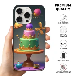 iPhone 15/Pro/Max 夢幻蛋糕主題手機殼 - OKOMALL