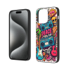 復古塗鴉iPhone 15手機殼 - OKOMALL
