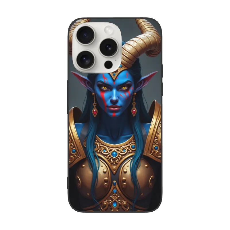 Custodia per iPhone 15 Pro/Pro Max con motivo della Regina degli Elfi Oscuri - okomall