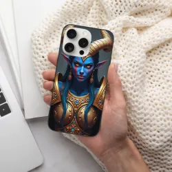 Custodia per iPhone 15 Pro/Pro Max con motivo della Regina degli Elfi Oscuri - okomall