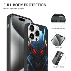 Funda para iPhone 15/15 Pro/15 Pro Max con diseño de MechaGodzilla - okomall.com