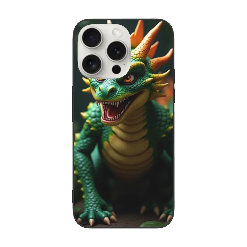 Чехол для iPhone 15/15 Pro/15 Pro Max с изображением тираннозавра - OKOMALL