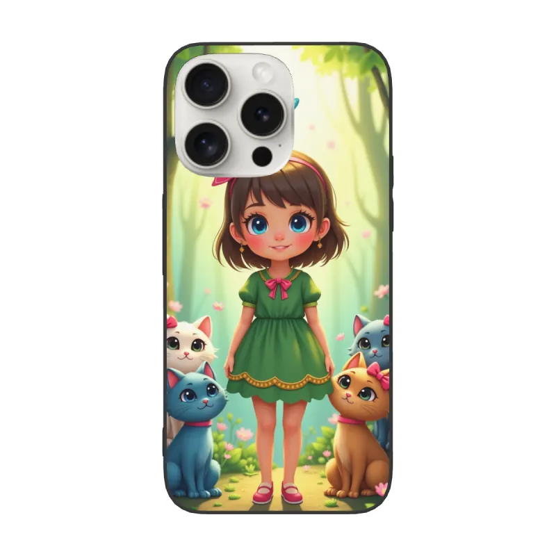 Custodia per iPhone 15/15 Pro/15 Pro Max a tema Foresta Incantata - okomall
