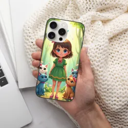 Custodia per iPhone 15/15 Pro/15 Pro Max a tema Foresta Incantata - okomall