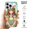 iPhone 15/Pro/Max Anime Girl Phone Case - Vibrant Forest Girl | OKOMALL