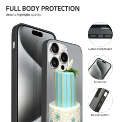 iPhone 15/Pro/Max 夢幻奶油蛋糕手機殼 - okomall