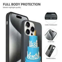 梦幻婚礼蛋糕iPhone 15 Pro/Pro Max手机壳 - okomall