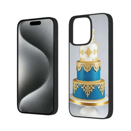 حافظة iPhone 15 Pro/Pro Max بتصميم كعكة زفاف الأحلام - OKOMALL