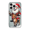クリスマス鹿デザインのiPhone 15ケース - okomall
