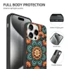 异域花卉纹理iPhone 15 Pro/Pro Max手机壳 - OKOMALL