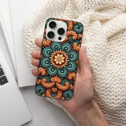 异域花卉纹理iPhone 15 Pro/Pro Max手机壳 - OKOMALL
