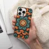异域花卉纹理iPhone 15 Pro/Pro Max手机壳 - OKOMALL