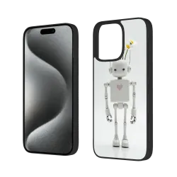 iPhone 15/Pro/Max 漫画ロボットフォンケース - OKOMALL