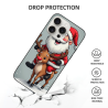 クリスマス鹿デザインのiPhone 15ケース - okomall