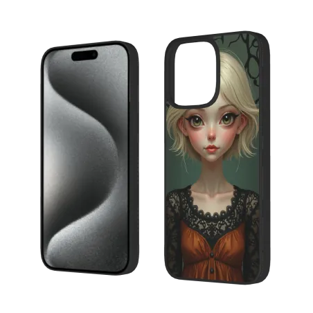 몽환적인 소녀 iPhone 15/15 Pro/15 Pro Max 케이스 - OKOMALL