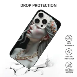 Custodia per iPhone 15 Pro/Pro Max a tema Divina Dea - okomall