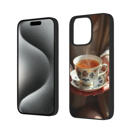 Custodia per iPhone 15/Pro/Max – Un Momento di Caffè Accogliente | OKOMALL