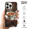 Custodia per iPhone 15/Pro/Max – Un Momento di Caffè Accogliente | OKOMALL