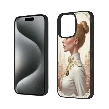 优雅肖像iPhone 15 Pro/Pro Max手机壳 - okomall