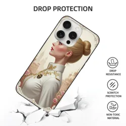 优雅肖像iPhone 15 Pro/Pro Max手机壳 - okomall