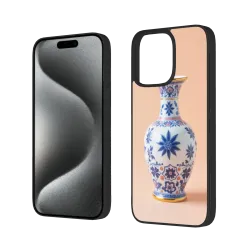 iPhone 15 青花瓷 ケース - エレガントな東洋風スタイル | OKOMALL
