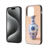 청화자기 iPhone 15 휴대폰 케이스 - 복고 동양풍 | OKOMALL