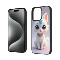 かわいい子猫ケース - iPhone 15 Pro/Pro Max - OKOMALL