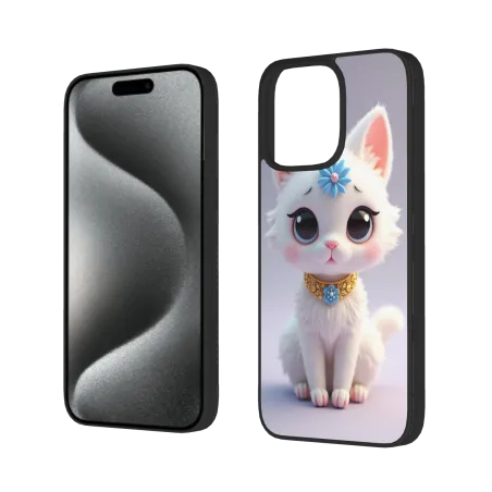 Custodia per gatto carino - iPhone 15 Pro/Pro Max - OKOMALL