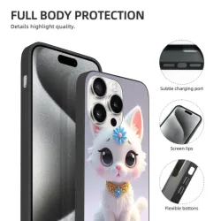 Custodia per gatto carino - iPhone 15 Pro/Pro Max - OKOMALL