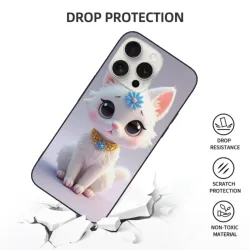 Custodia per gatto carino - iPhone 15 Pro/Pro Max - OKOMALL