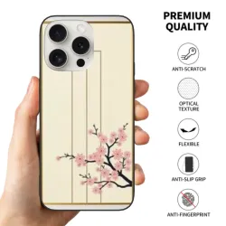 iPhone 15/Pro/Max用 桜柄ケース - okomall