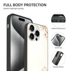 iPhone 15/Pro/Max 櫻花手機殼 - okomall.com