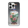 iPhone 15/Pro/Max 手機殼 - 盛開的牡丹花卉圖案 | okomall