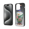 iPhone 15/Pro/Max 手機殼 - 盛開的牡丹花卉圖案 | okomall
